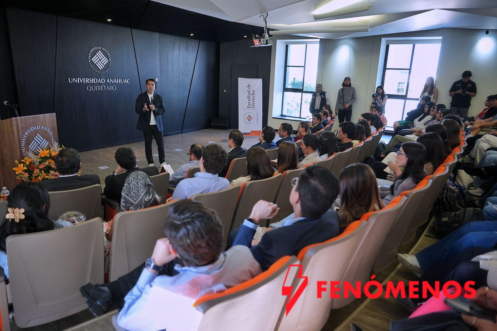 Ofrece Felifer Macías ponencia en la Segunda Semana de Derecho de la Universidad Anáhuac