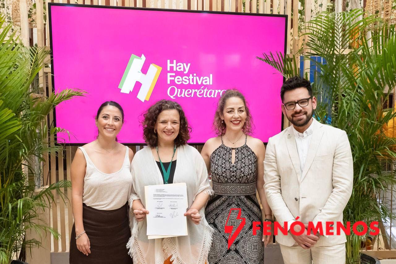 Firman colaboración para la décima edición del Hay Festival Querétaro, con más sedes y grandes invitados Firman colaboración para la décima edición del Hay Festival Querétaro, con más sedes y grandes invitados