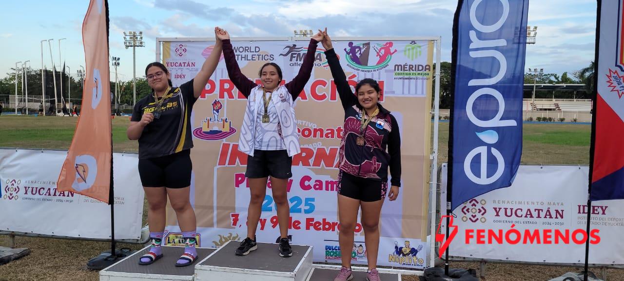 DOS OROS PARA CAMPECHE EN EVENTO INVERNAL DE ATLETISMO EN MÉRIDA DOS OROS PARA CAMPECHE EN EVENTO INVERNAL DE ATLETISMO EN MÉRIDA