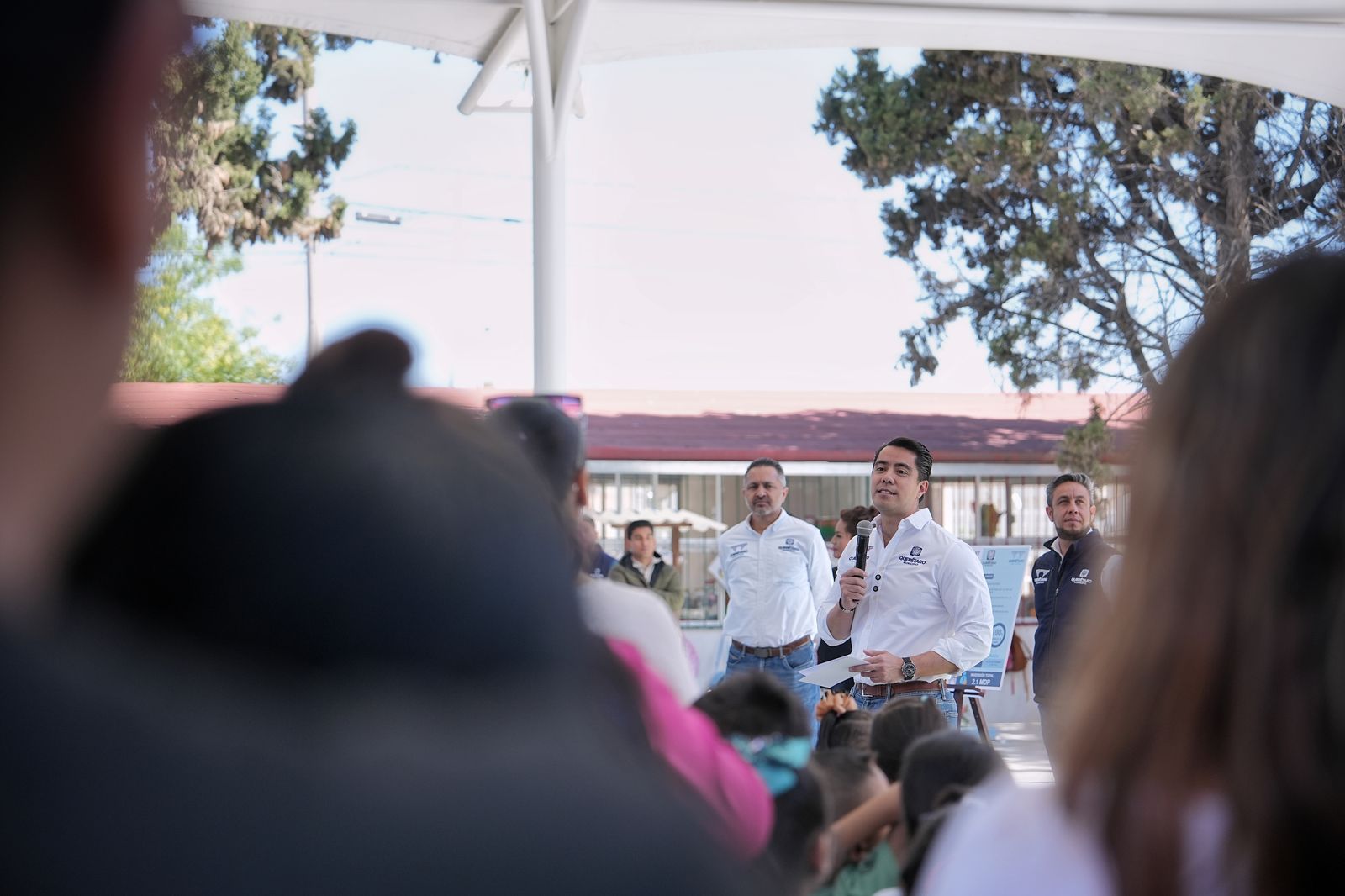 Imagen de Entrega Felifer Macías arcotecho en el Jardín de Niños Celestino Freinet 13