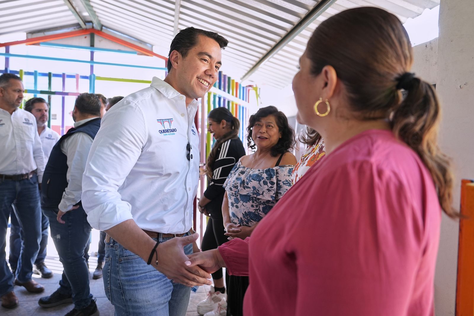 Imagen de Entrega Felifer Macías arcotecho en el Jardín de Niños Celestino Freinet 12