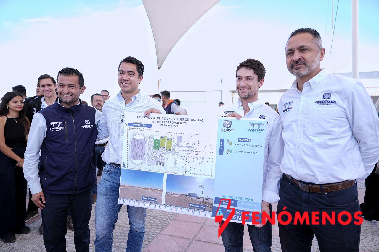 Entrega Felifer Macías Sistema Municipal de Bicicletas Compartidas UAQ, en campus Aeropuerto