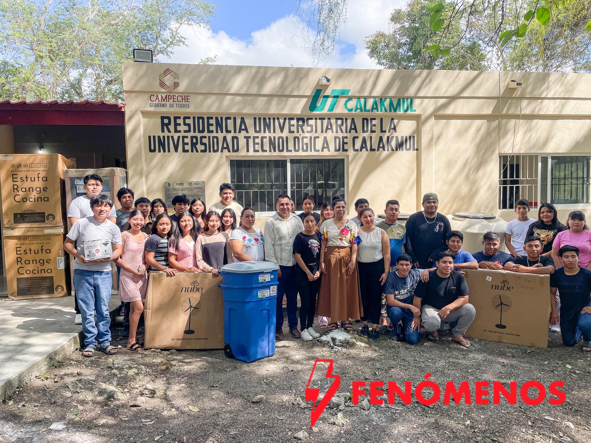 RESIDENCIAS ESTUDIANTILES DE CALAKMUL RECIBEN EQUIPAMIENTO