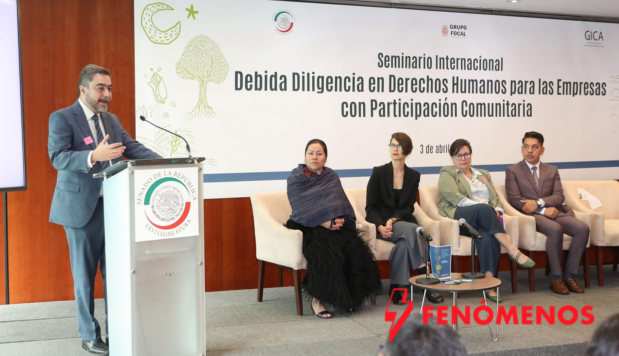 Indispensable que empresas adopten políticas de respeto a los derechos humanos, plantean en el Senado