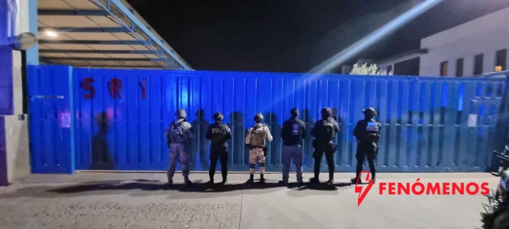 Operativo interinstitucional desmantela en León centro clandestino de combustible ilegal; inteligencia estatal permitió asegurar máquina expendedora y 33 tractocamiones