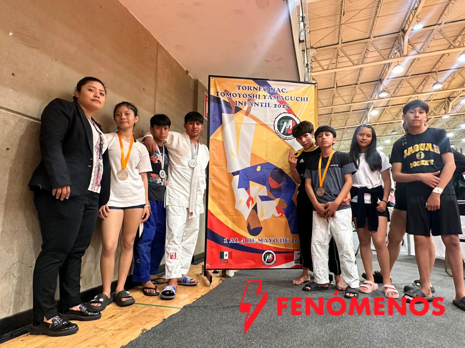 CINCO MEDALLAS PARA CAMPECHE EN EL TOMOYOSHI YAMAGUCHI DE JUDO INFANTIL CINCO MEDALLAS PARA CAMPECHE EN EL TOMOYOSHI YAMAGUCHI DE JUDO INFANTIL