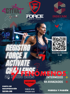 CAMPECHE SE ACTIVA CON FUERZA Y PASIÓN EN EL “FORCE X ACTÍVATE CHALLENGE” 2025 CAMPECHE SE ACTIVA CON FUERZA Y PASIÓN EN EL “FORCE X ACTÍVATE CHALLENGE” 2025