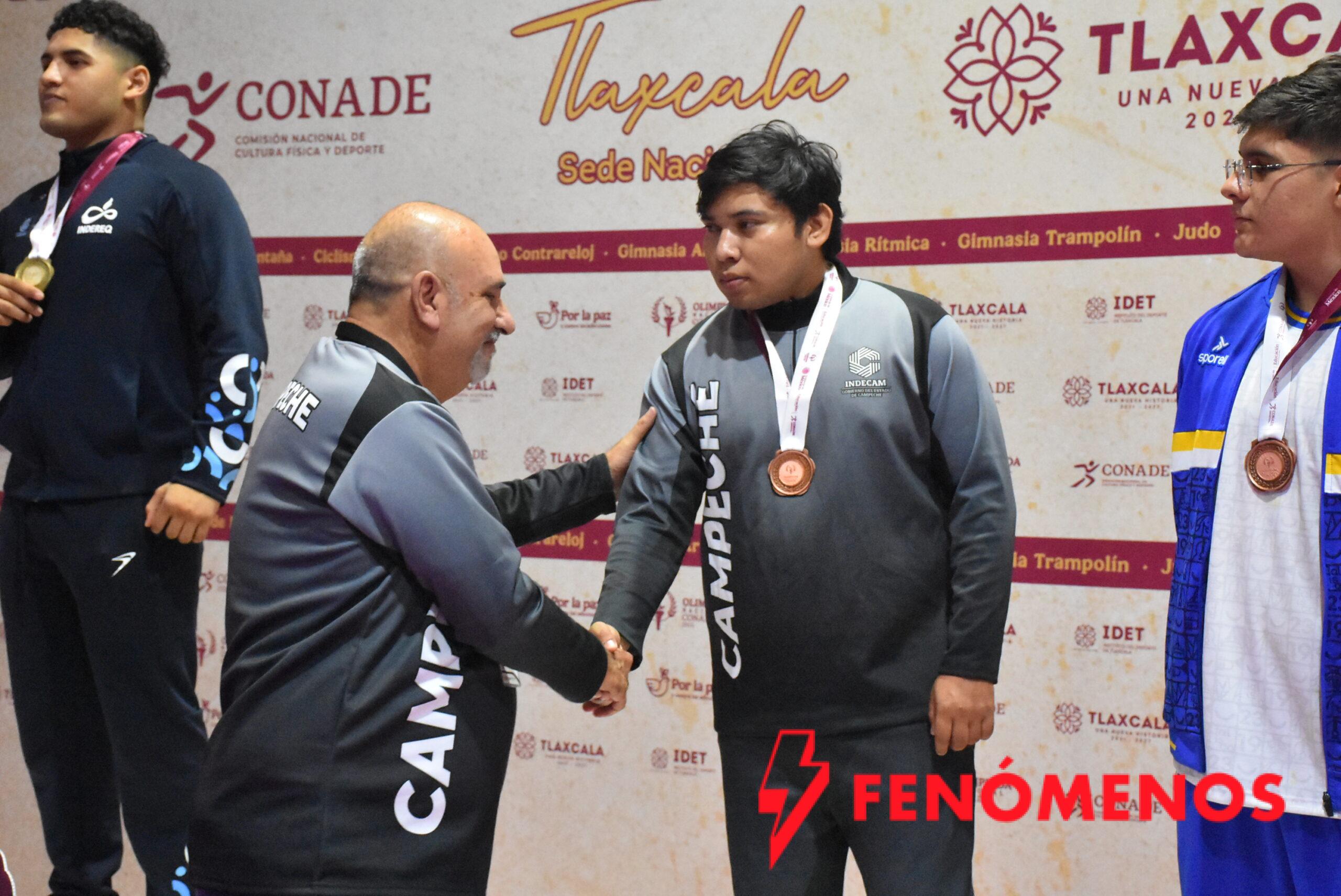 CAMPECHE GANA UN ORO, UNA PLATA Y DOS BRONCES EN OLIMPIADA NACIONAL DE LUCHAS ASOCIADAS