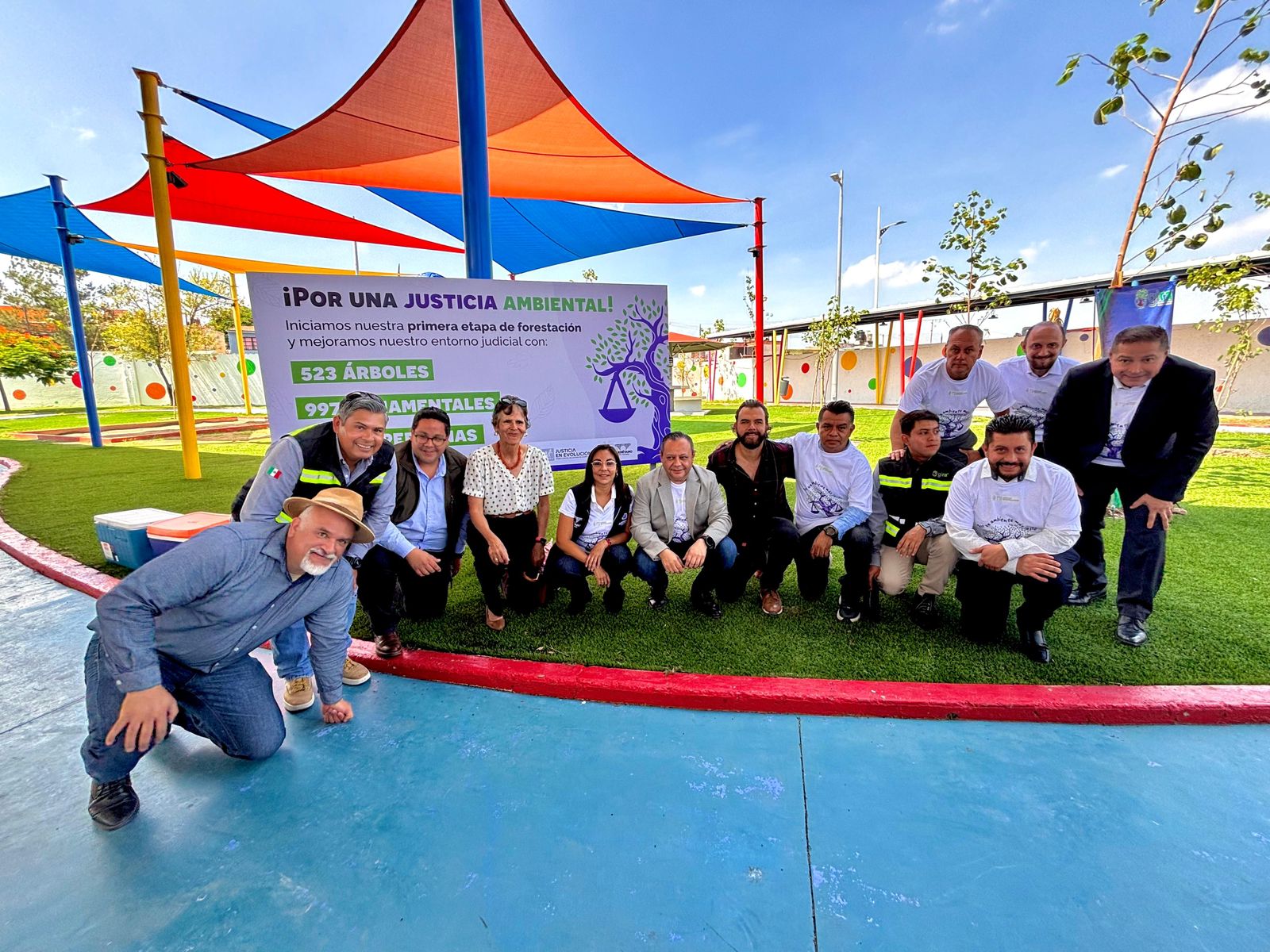 Imagen de Municipio de Querétaro realiza reforestación en la Ciudad Judicial Querétaro 17