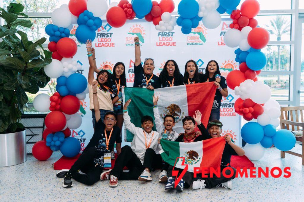 Estudiantes de León brillan en torneo internacional de robótica en Florida