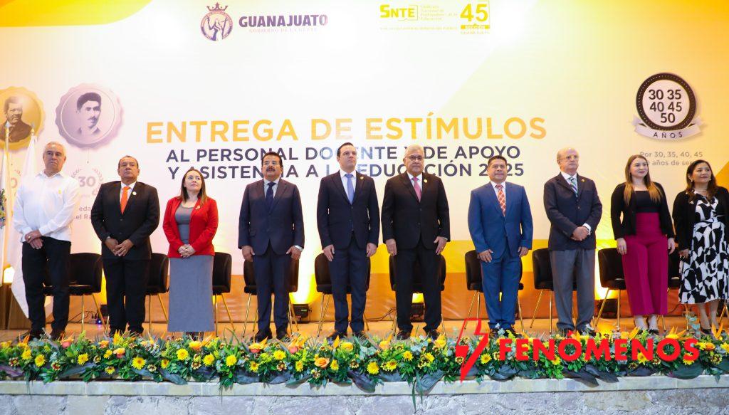 Reconoce Gobierno de la Gente  al SNTE por ser una columna vertebral para la educación en Guanajuato