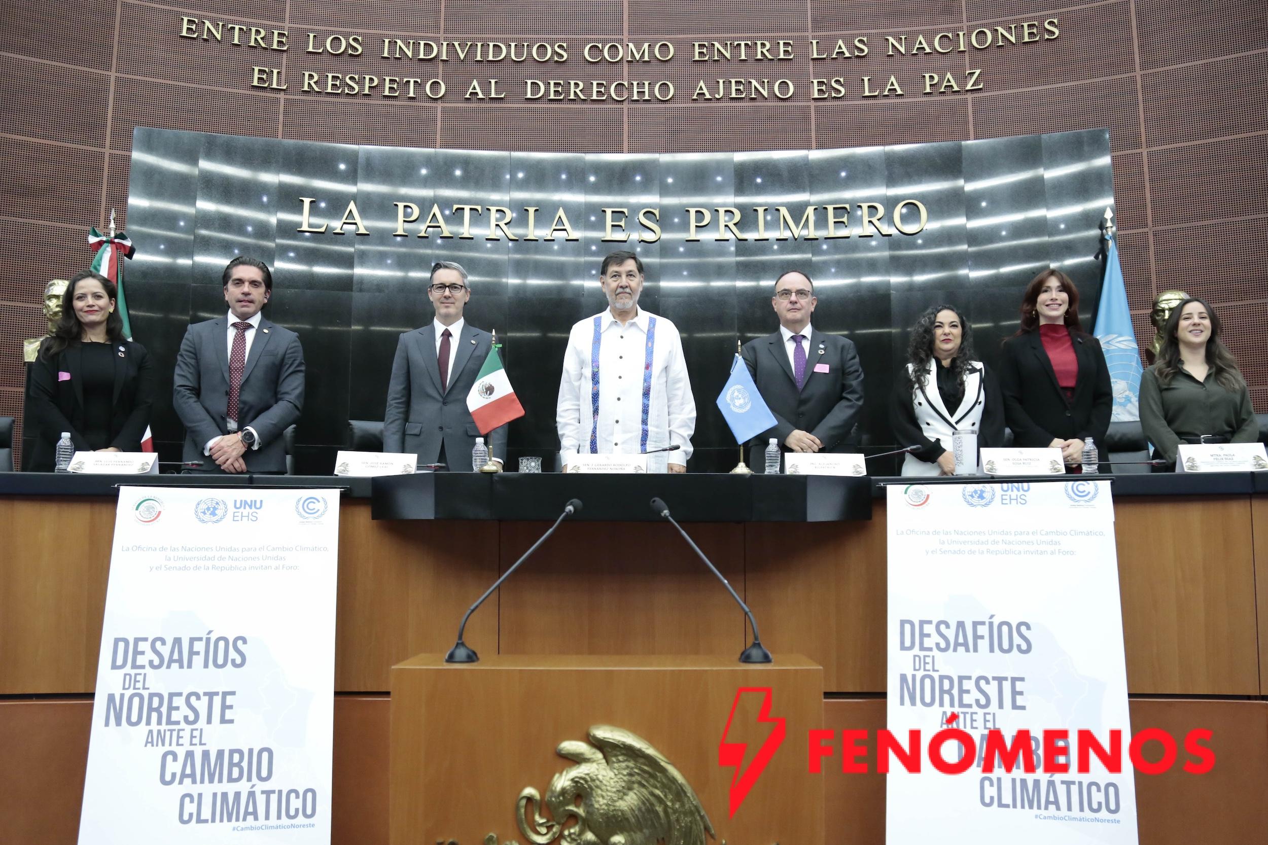 Analizan en el Senado retos frente a efectos del cambio climático en el noreste del país