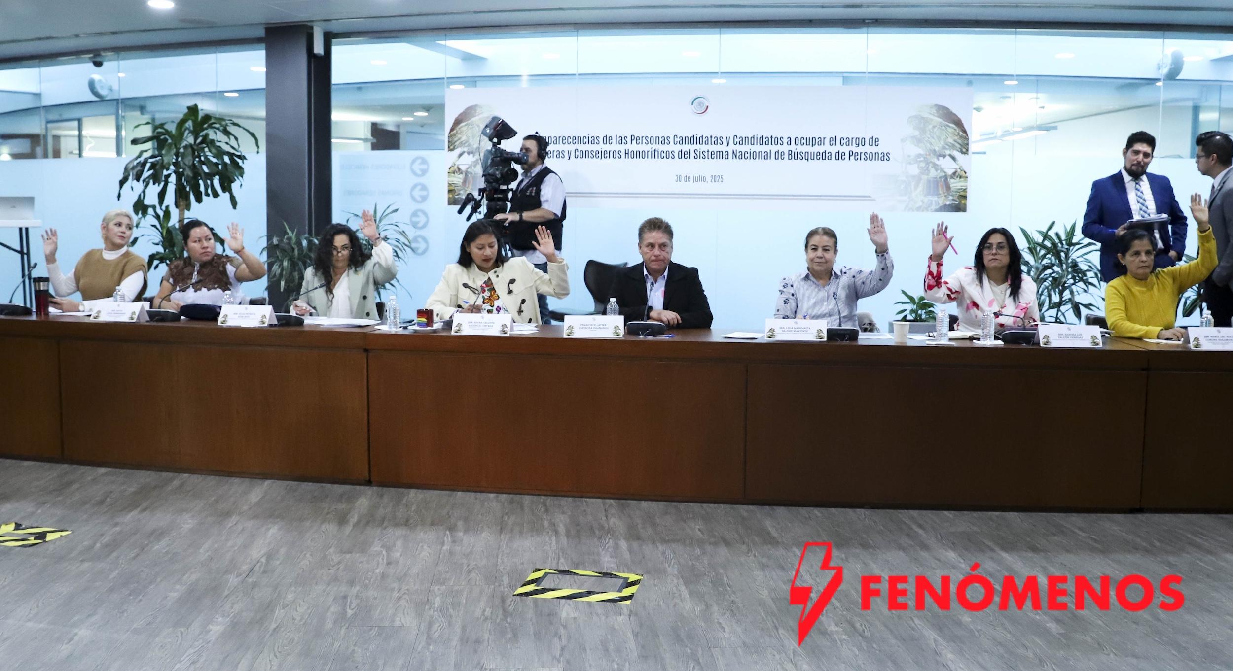 Inician comparecencias de aspirantes al Consejo Nacional Ciudadano del Sistema Nacional de Búsqueda de Personas