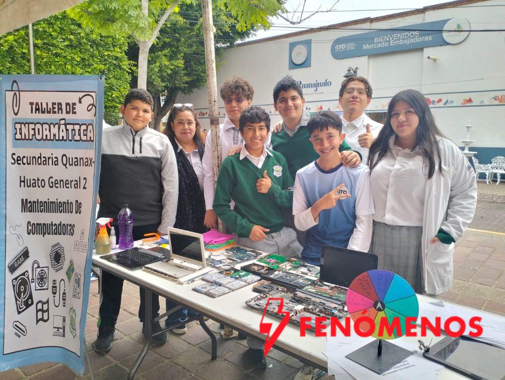 Estudiantes de la Secundaria “Quanax-Huato” fortalecen el tejido social con actividades culturales, educativas y deportivas