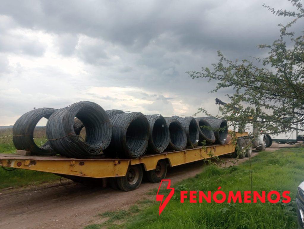 Recuperan FSPE más de 37 toneladas de alambrón robado en Juventino Rosas
