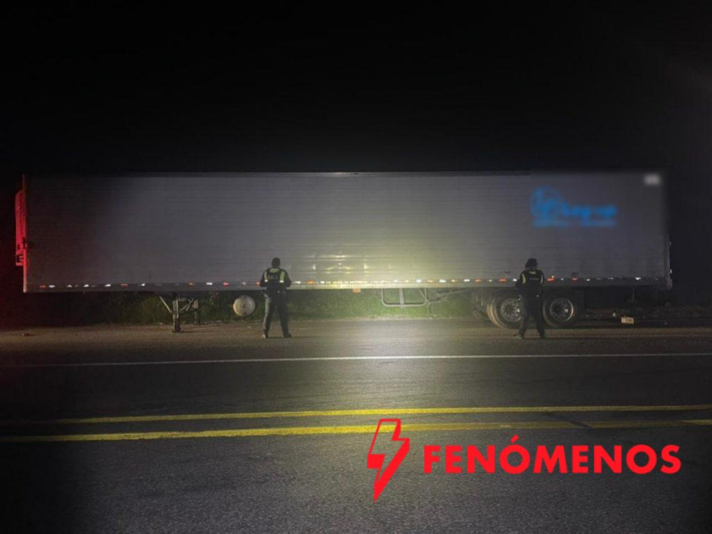 La unidad fue localizada por la Policía Estatal de Caminos durante patrullajes de protección a ciclos productivos sobre la carretera Silao–San Felipe.

Contaba con reporte de robo en Jalisco y fue puesta a disposición de la FGR junto con la mercancía recuperada.
