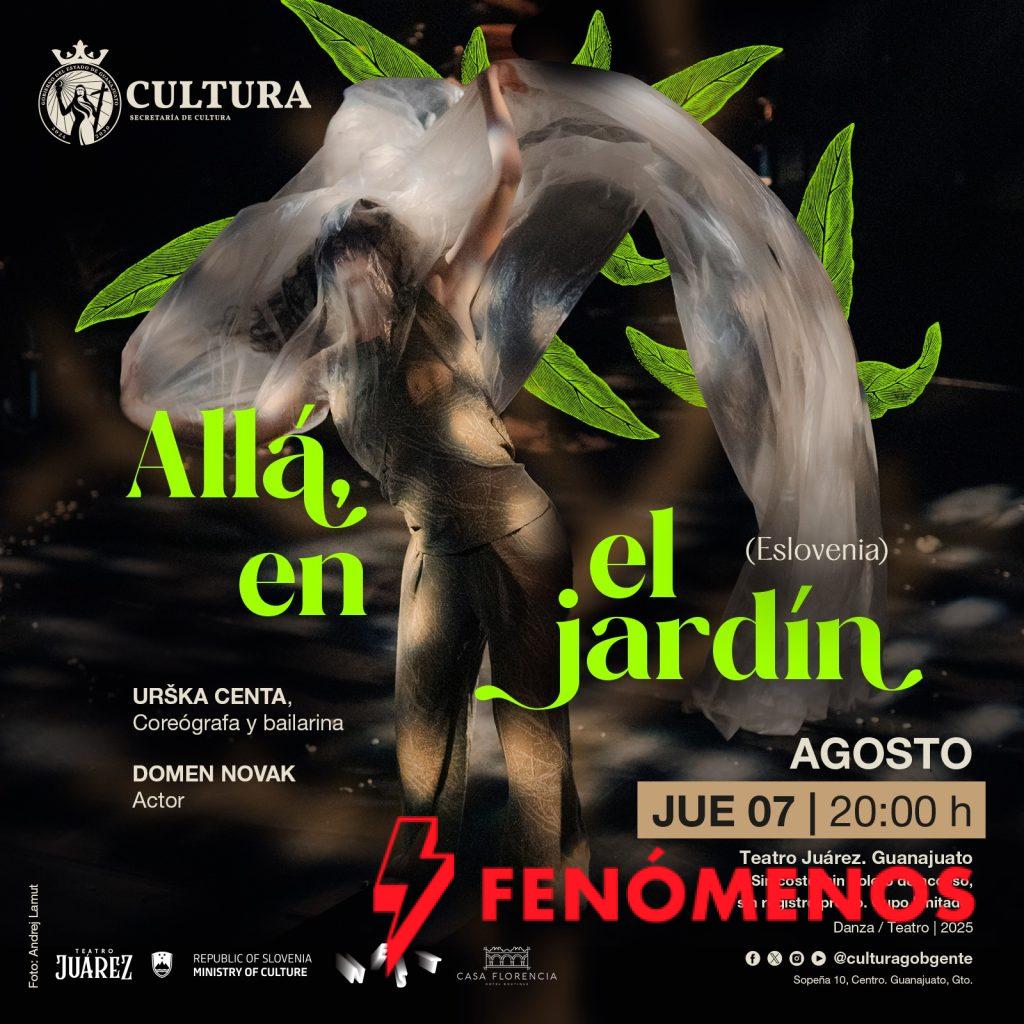 Recibe la Secretaría de Cultura la danza-teatro “Allá, en el jardín” en León y en Guanajuato Recibe la Secretaría de Cultura la danza-teatro “Allá, en el jardín” en León y en Guanajuato
