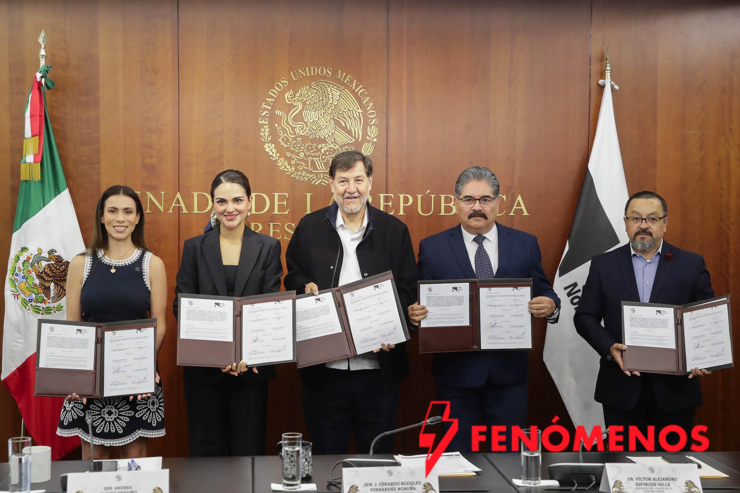 Firma Senado de la República convenio de colaboración con el Colegio de la Frontera Norte