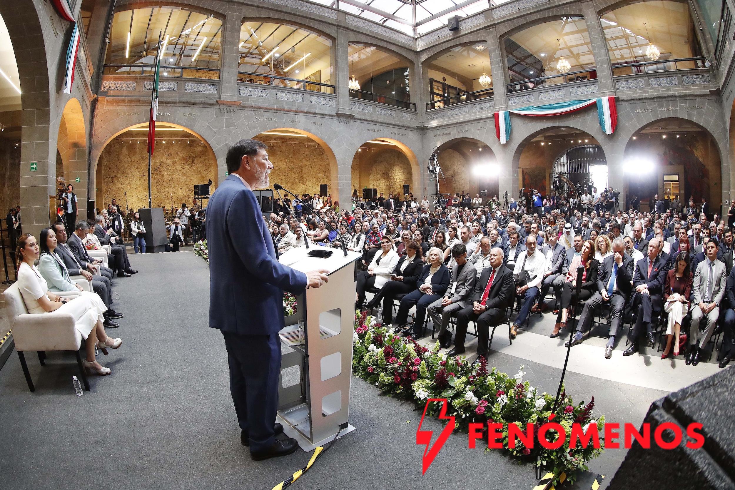 En el recinto histórico de Xicoténcatl, presenta el senador Fernández Noroña su Informe de Actividades