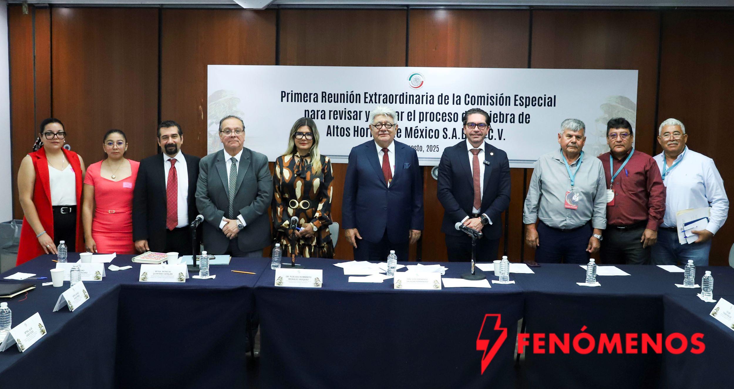 Velan senadores por reconocimiento, pago y justicia laboral para trabajadores de Altos Hornos de México