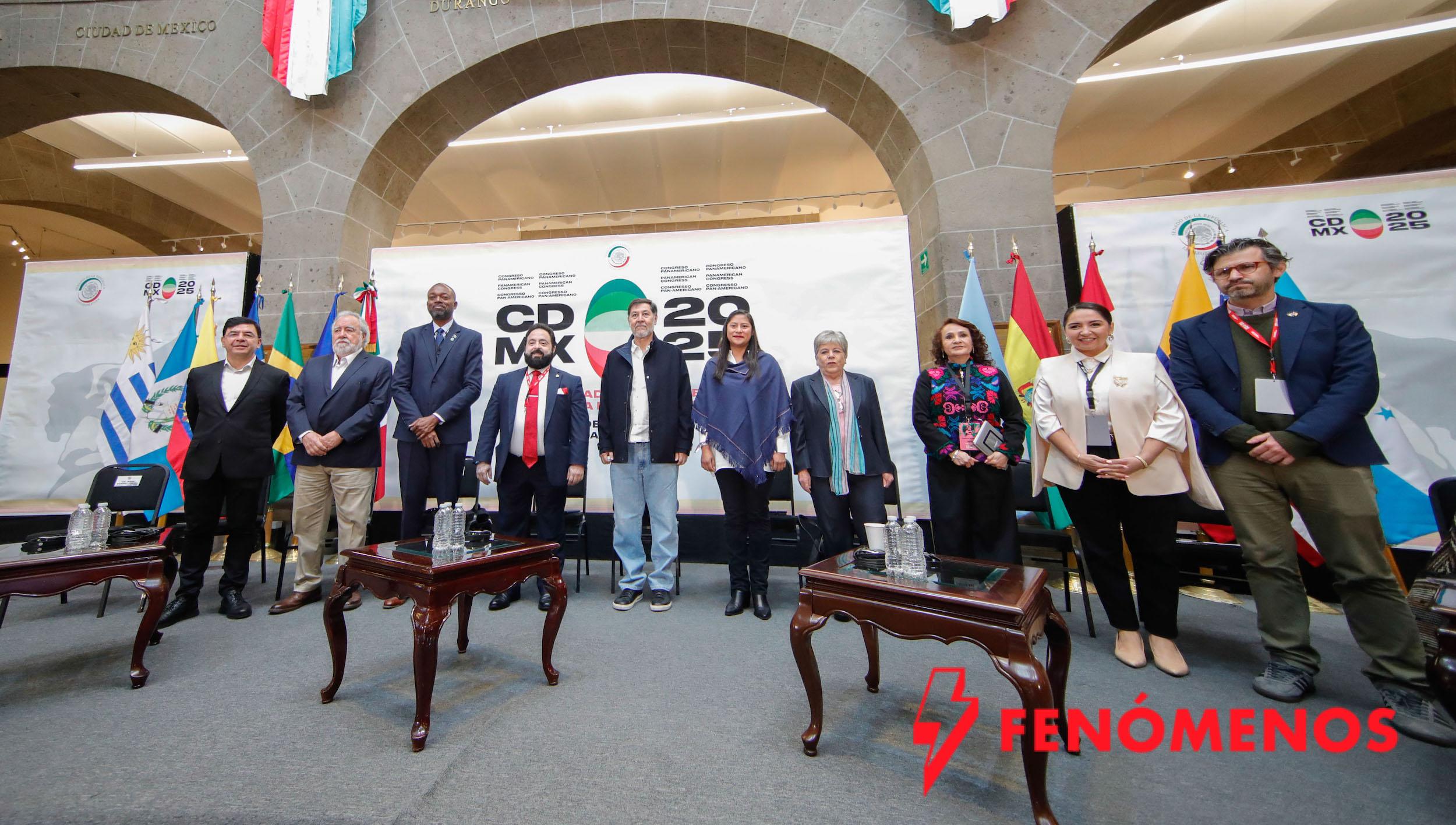 Inauguran en la sede histórica del Senado de la República el Congreso Panamericano 2025