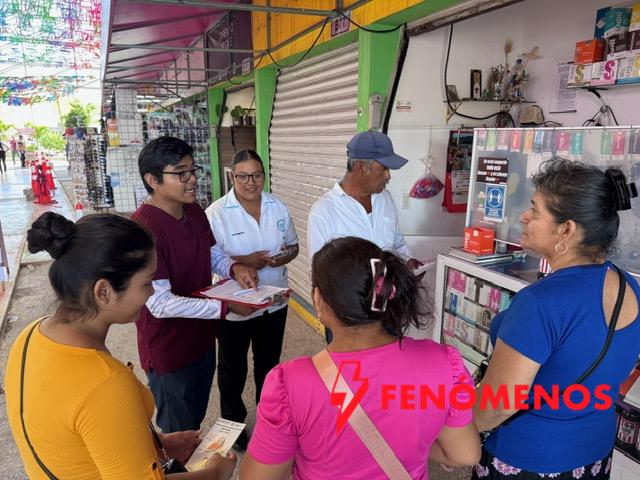 LLEGA SALUD EN TU BARRIO AL MERCADO PÚBLICO MUNICIPAL DE CIUDAD DEL CARMEN 