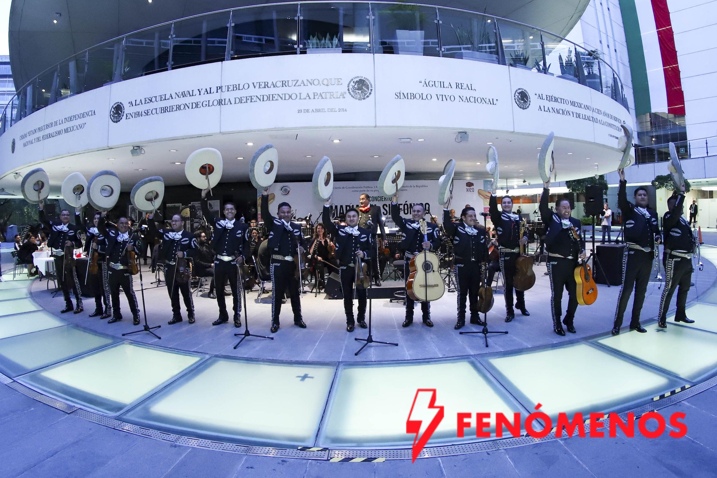 Senado de la República celebra Independencia de México con recital de Mariachi Sinfónico