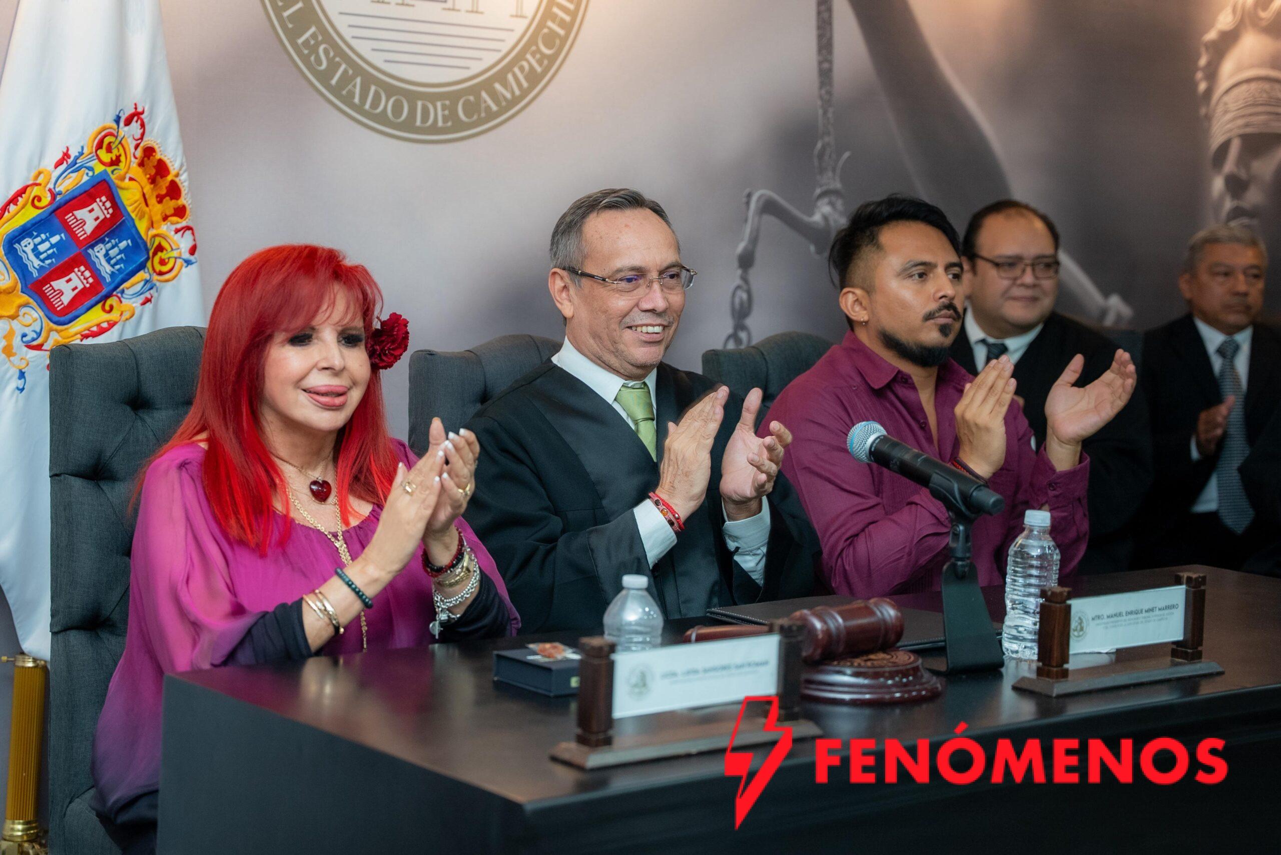 RECIBIÓ LA GOBERNADORA LAYDA SANSORES SAN ROMÁN EL INFORME ANUAL DE LABORES DEL PRESIDENTE DEL PODER JUDICIAL DEL ESTADO