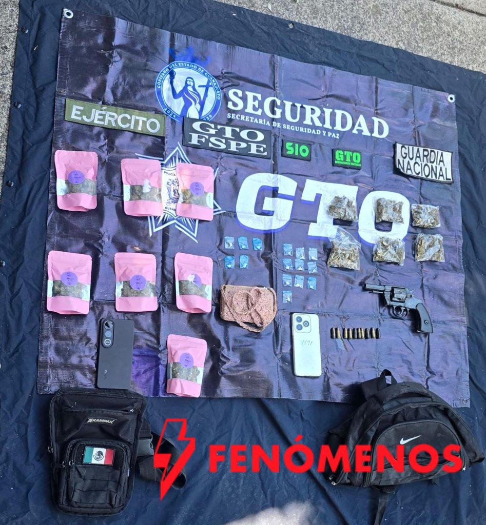 Asegura FSPE 350 dosis de droga en Valle de Santiago: hay dos detenidos Asegura FSPE 350 dosis de droga en Valle de Santiago: hay dos detenidos
