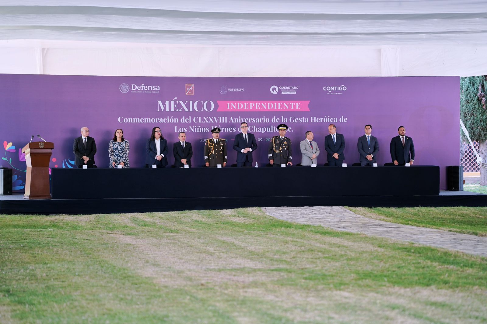 IMG-20250917-WA0062 Imagen de Acude Felifer Macías a la Ceremonia Conmemorativa de la Gesta Heroica de los Niños Héroes 14