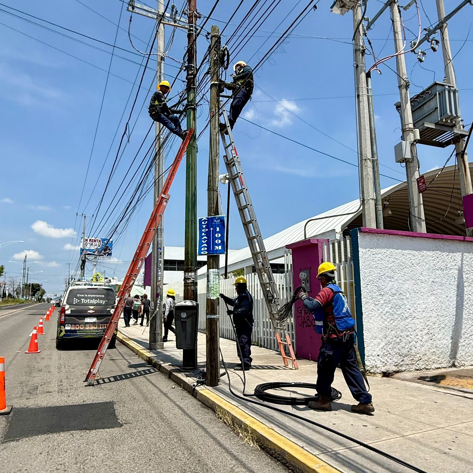 Imagen de 85% de la meta cumplida en retiro de cableado en desuso 3