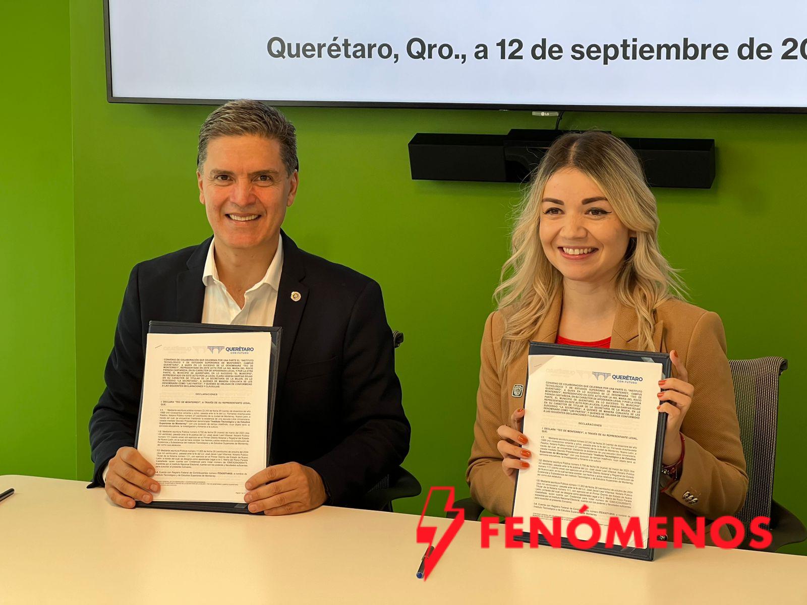 Municipio de Querétaro y Tecnológico de Monterrey unen esfuerzos para impulsar el empoderamiento de las mujeres