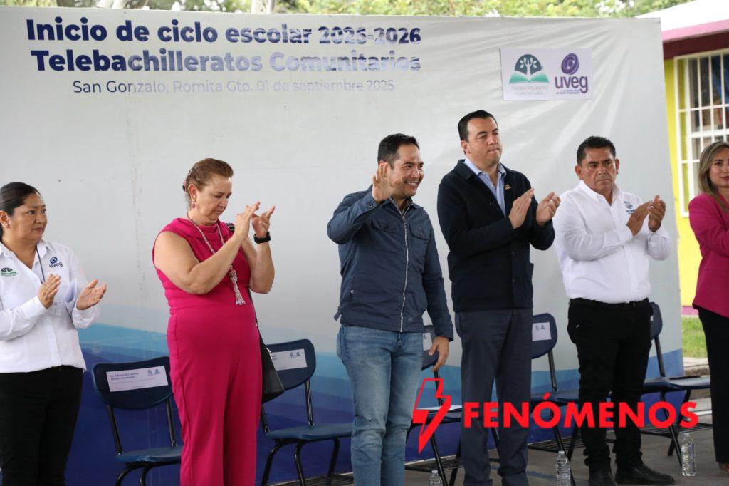 Arranca el ciclo escolar 2025-2026 en Telebachilleratos Comunitarios de Guanajuato