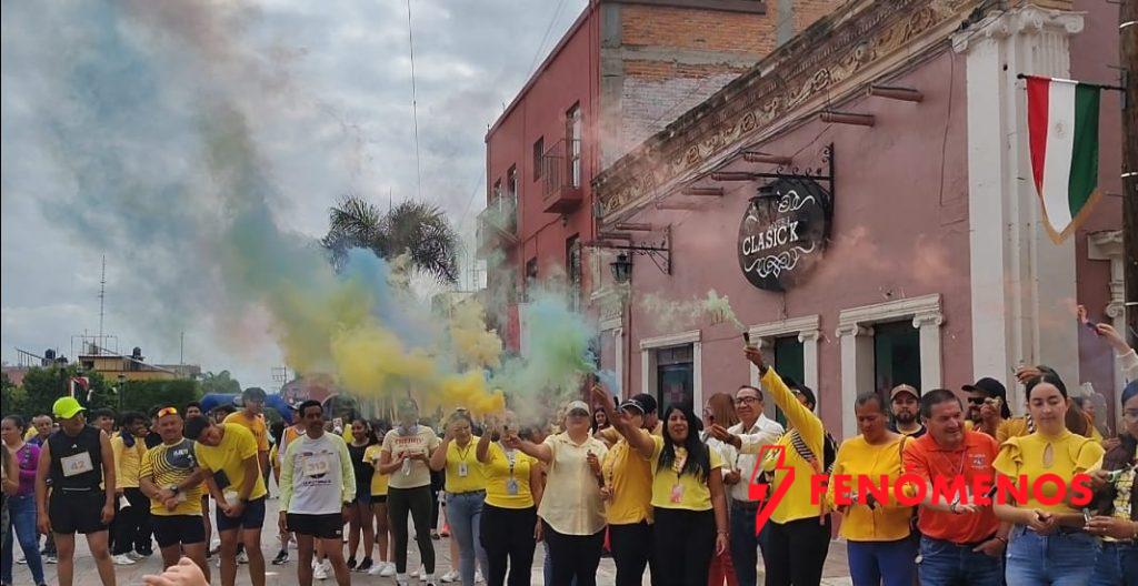 SSG realiza en Manuel Doblado la carrera atlética “Dale color a tu vida”.