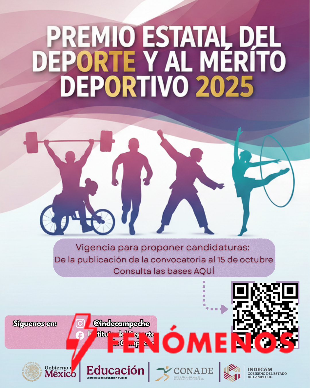 PRESENTA INDECAM CONVOCATORIA PARA EL PREMIO ESTATAL Y EL MÉRITO DEPORTIVO 2025