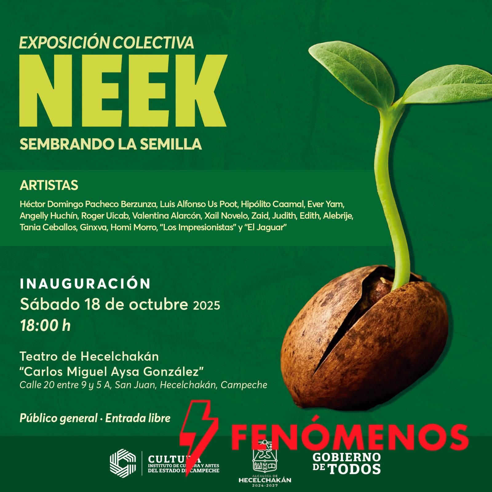 INAUGURA EXPOSICIÓN COLECTIVA «NEEK» EN HECELCHAKÁN