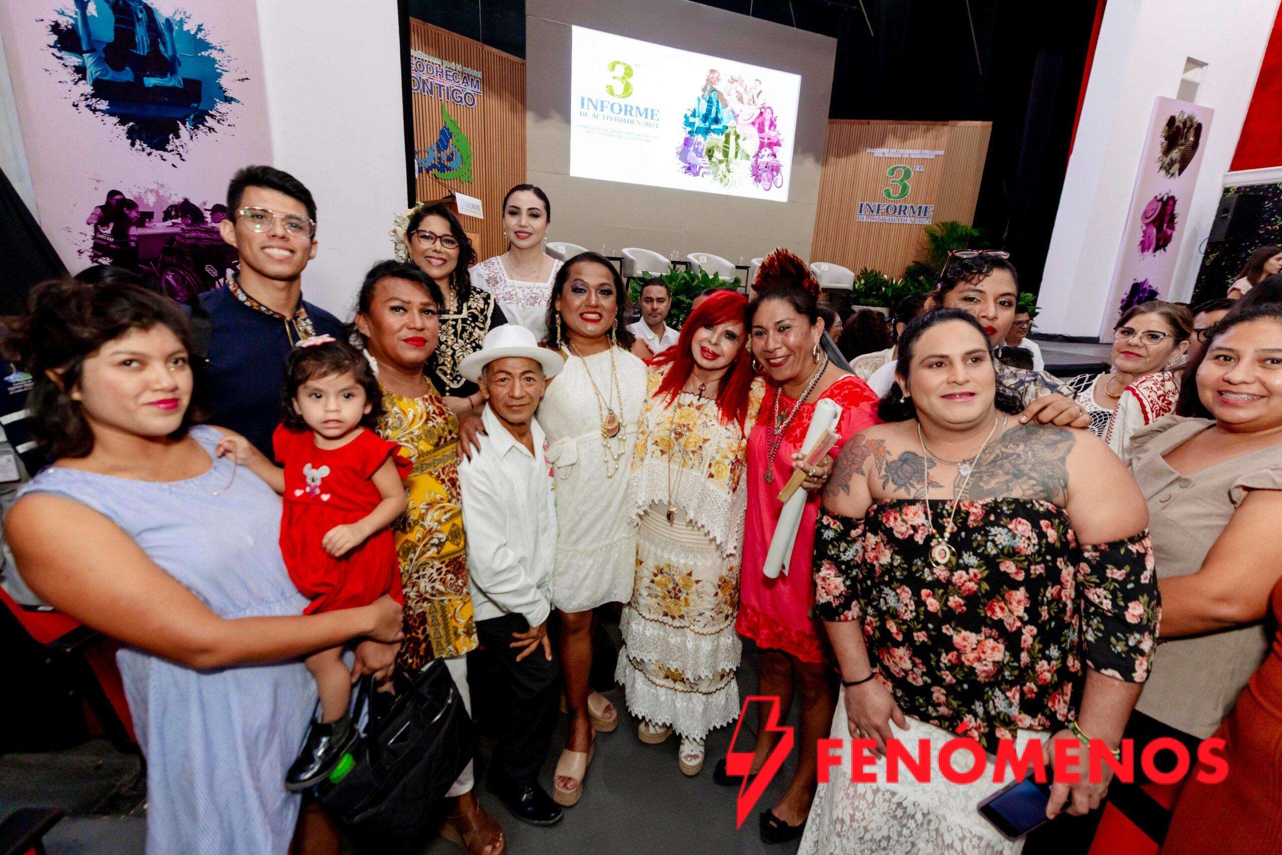 LA GOBERNADORA, LAYDA SANSORES SAN ROMÁN, INAUGURÓ LA OFICINA REGIONAL DE LA CODHECAM Y ATESTIGUÓ EL TERCER INFORME DE ACTIVIDADES EN CHAMPOTÓN