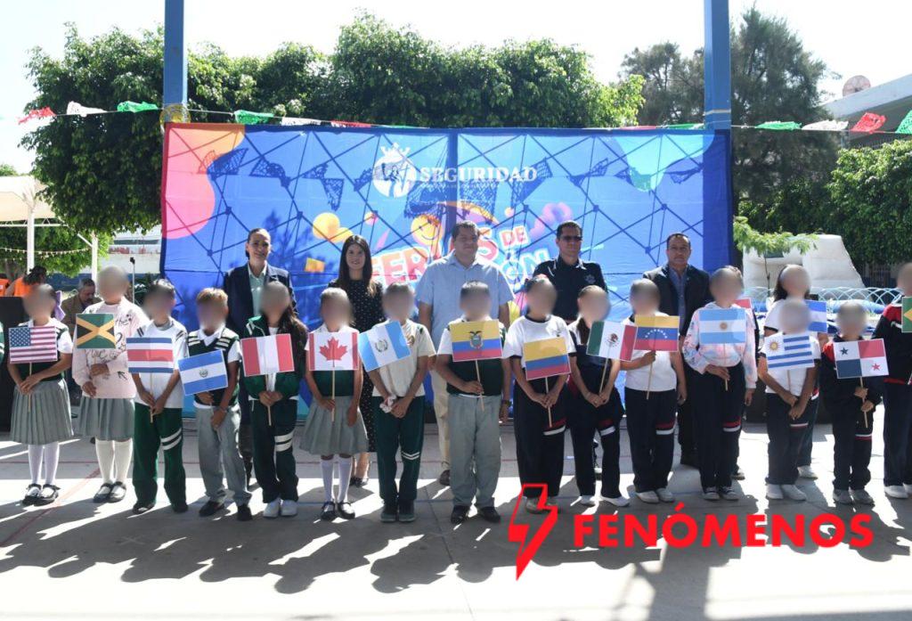 Lleva Secretaría de Seguridad y Paz colores, música y paz a primarias de Salamanca con Feria de la Prevención 