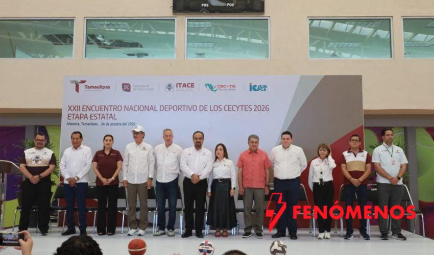 Realizan Encuentro Estatal Deportivo CECYTES 2025
