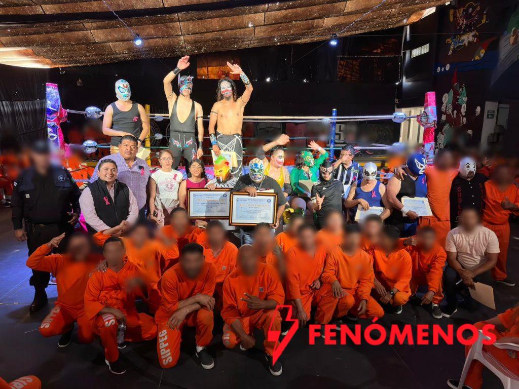 Ceprereso de León convertido en ring: gritos, porras y experiencias de vida con exhibición de lucha libre 