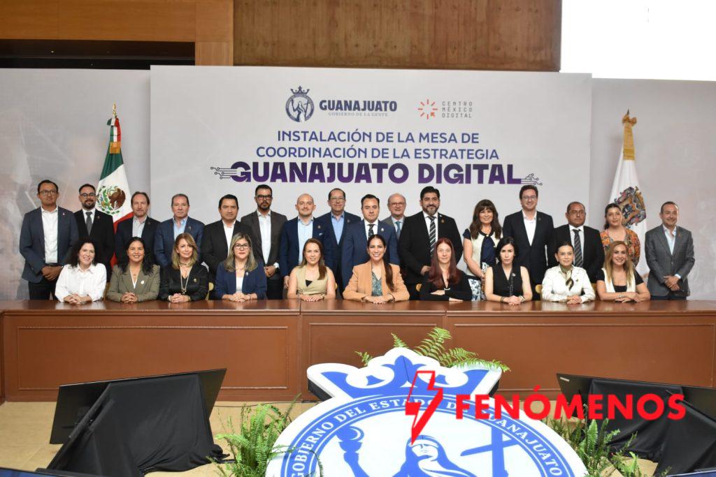 Encabeza la Gobernadora Libia Dennise la instalación de la Mesa Guanajuato Digital