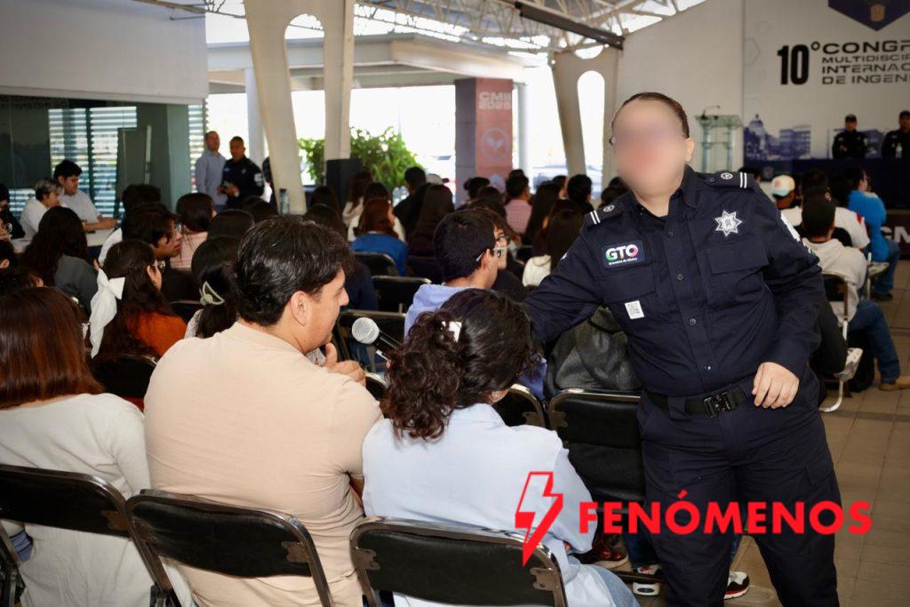 Prevención y denuncia: capacita Escuadrón Antiextorsión a estudiantes de la Universidad de Guanajuato  