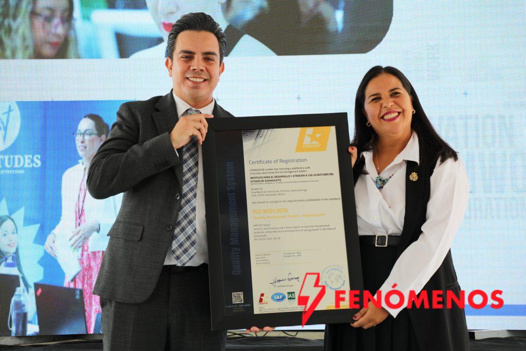 Refrenda Juventudes compromiso con la calidad al obtener la certificación ISO 9001-2015