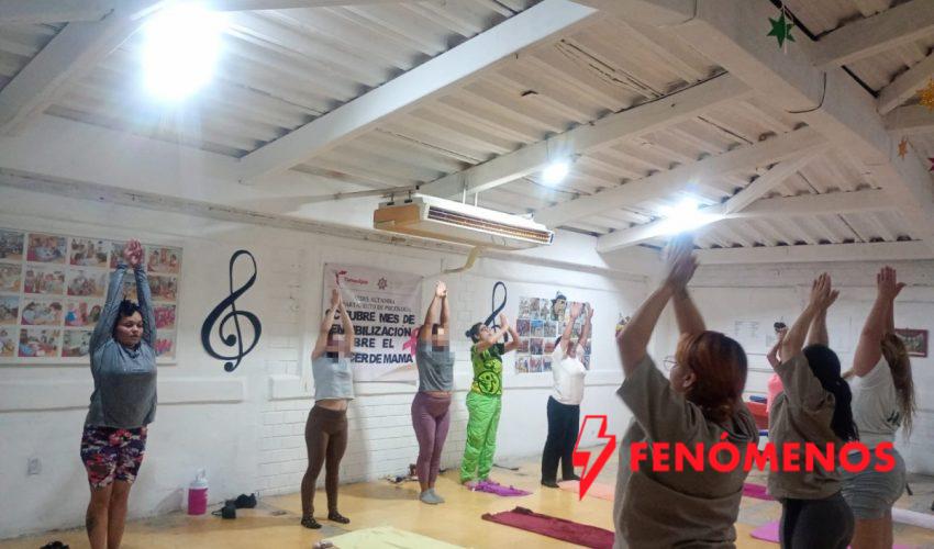 Conmemora CEDES Altamira lucha contra el cáncer de mama con rally deportivo, mastografías y yoga oncológico