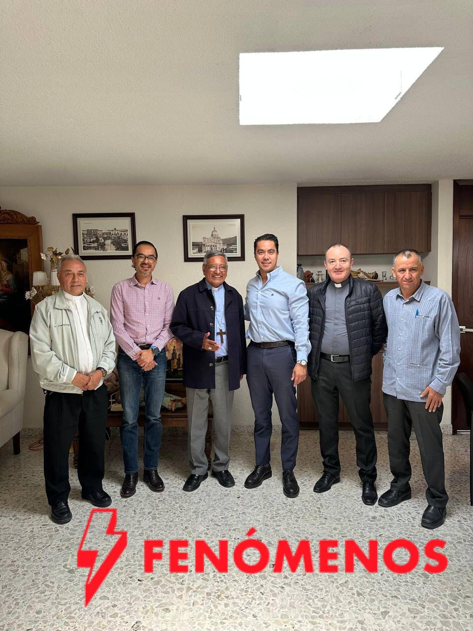 Se reúne Felifer con el obispo de la ciudad de Querétaro Se reúne Felifer con el obispo de la ciudad de Querétaro