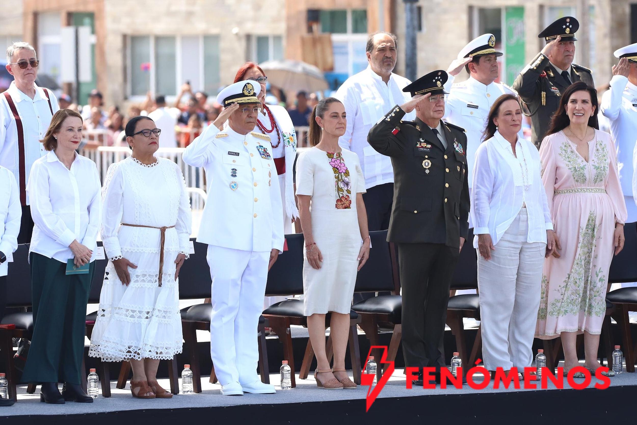 Asiste la senadora Laura Itzel Castillo a la conmemoración de los 204 años de la Armada de México