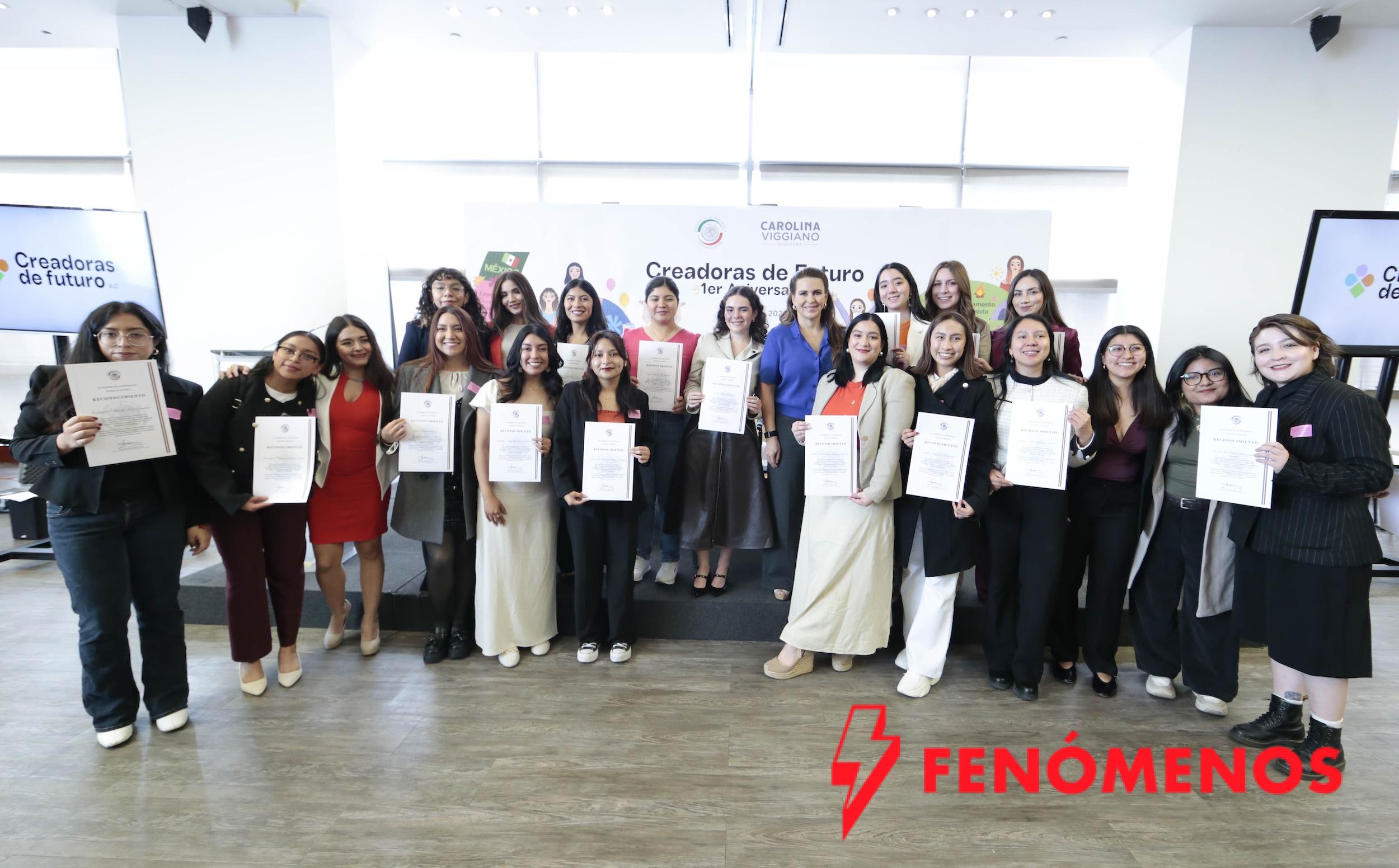 Asociación civil Creadoras de Futuro celebra su primer aniversario en el Senado de la República