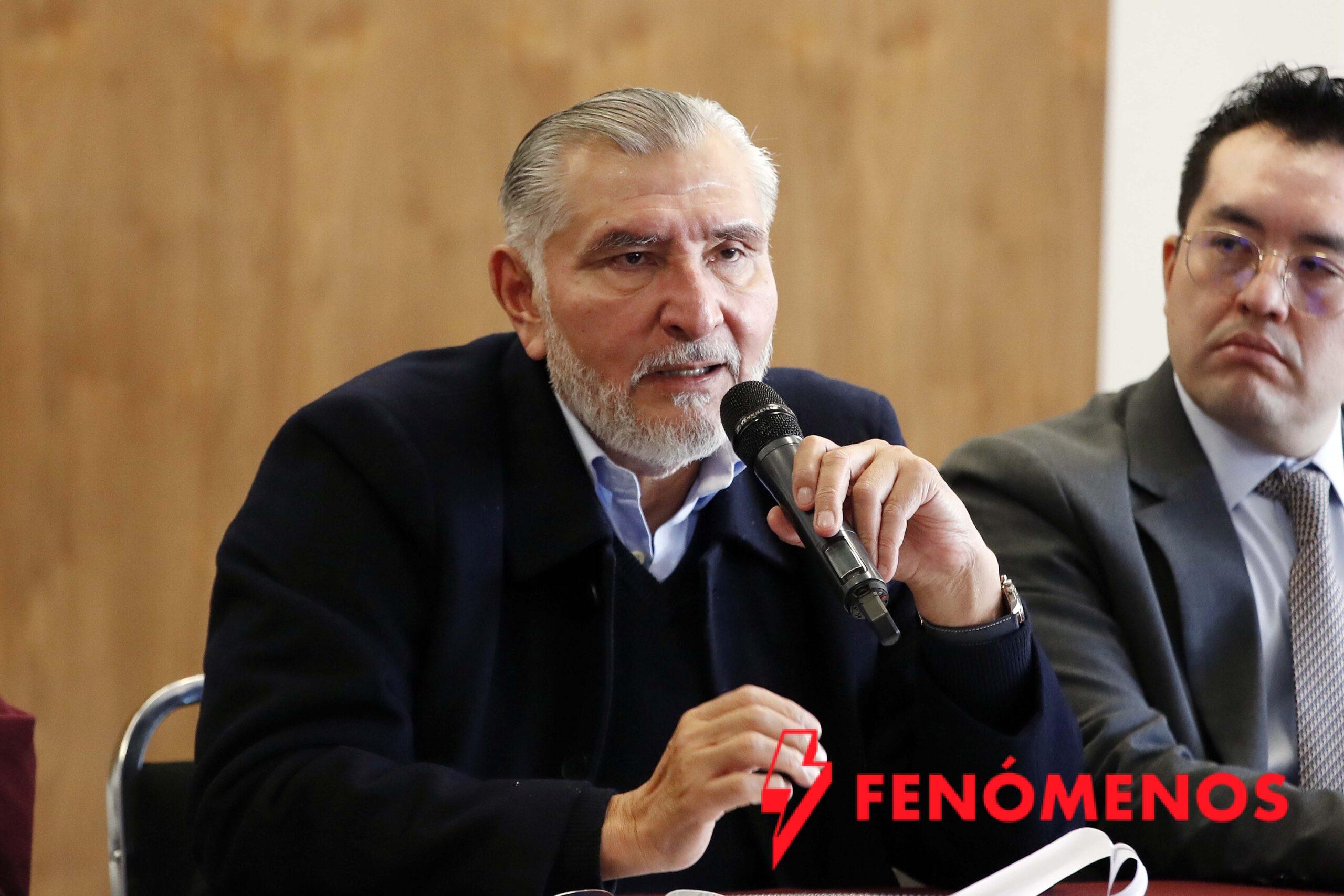 Revisión de minuta en materia de extorsión lleva un avance de 90 por ciento, informa Adán Augusto López Hernández