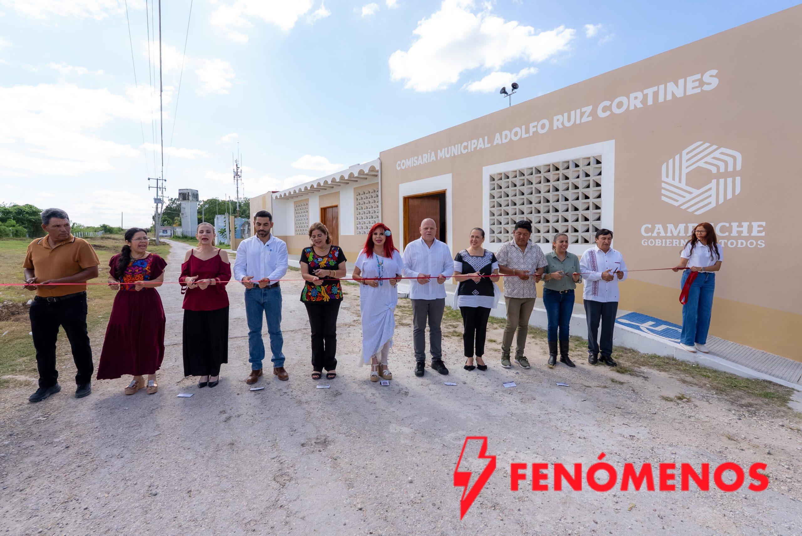 LA GOBERNADORA, LAYDA SANSORES SAN ROMÁN, INAUGURÓ LA NUEVA SEDE DE LAS COMISARÍAS MUNICIPAL Y EJIDAL DE RUIZ CORTINES CON  INVERSIÓN DE .5 MILLONES