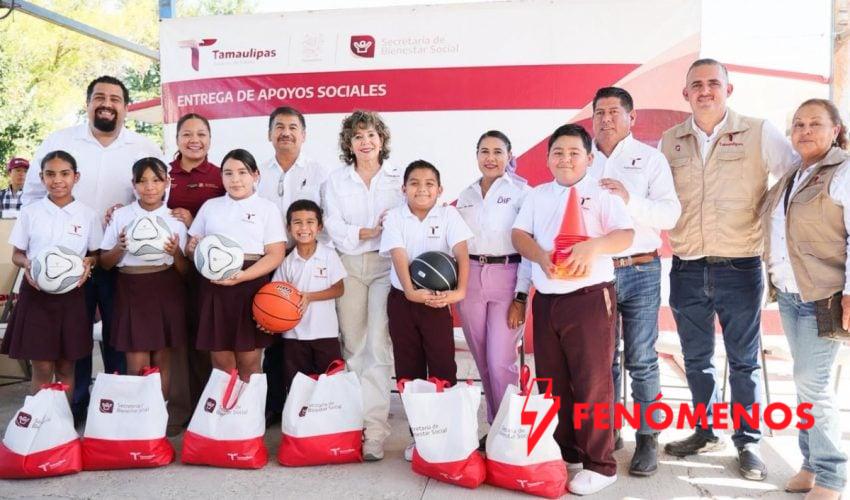 Lleva SEBIEN apoyos sociales a Méndez